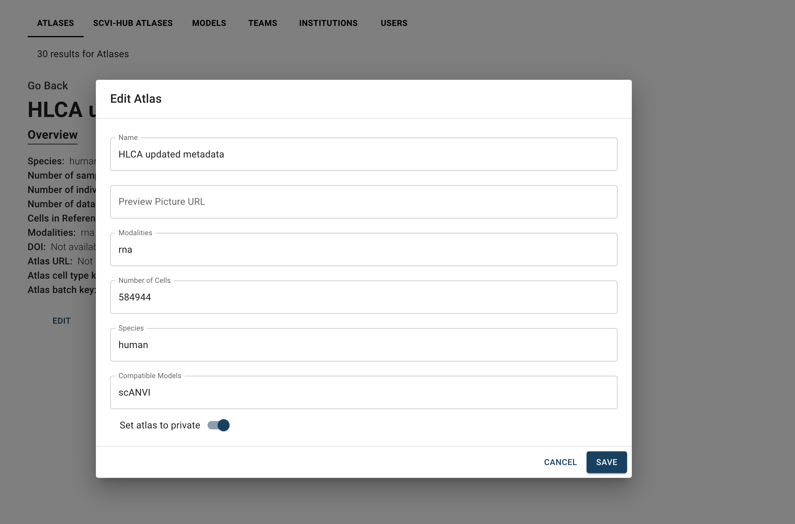 atlas privacy status
